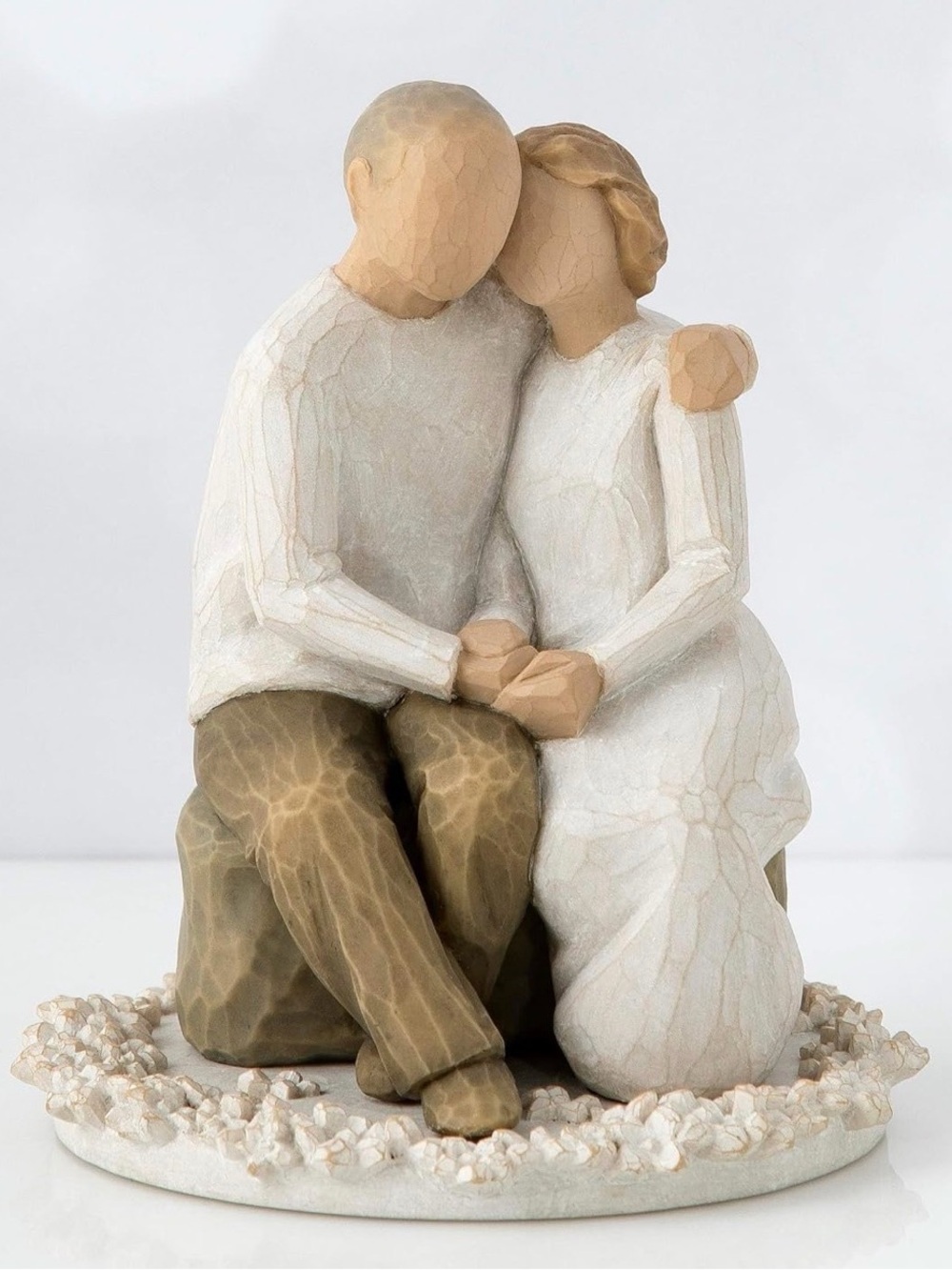 Willow Tree Anniversary, Sculpted Hand-Painted Cake Topper